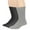 Charcoal, Dark Grey, Grey (A12), variant on 7BIGSTARS KINGDOM Men's Cotton Dress Socks - 6 Pack Large - Solid Casual Crew Lightweight Business Work Sock Size 10-13 Shoe 9-12 L Beige