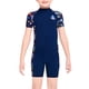 thumbnail image 1 of Buceo vela chico traje de neopreno corto niños traje de baño manga corta pantalones de una sola piezas redondo cuello snorkel traje de baño para surfear natación buceo azul marino s Methold OD003669-05, 1 of 7