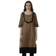 thumbnail image 1 of Moomaya Kurta Imprimée Prête à l'Emploi pour Femmes Kurti Ethnique en Coton Formel et Fête, 1 of 6