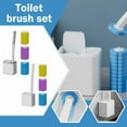 thumbnail image 6 of Disposable Head Toilet Brush with Refillable Heads & Anti-Slip Handle, Punch-Free Wall-Mount Bracket for Easy Storage, Complete Cleaning Set, 6 of 7