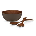 thumbnail image 1 of Bamboo Walnut 3 Piece Salad Set, 1 of 3