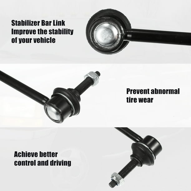 Vehicle Stabilizer Links Front Sway Bar Links & Outer Tie Rods For Dodge Durango & Jeep Grand Cherokee (2011-2015) Jeep Grand Cherokee Tie Rods