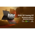 thumbnail image 4 of ASUS TUF Gaming A17 (2023) Gaming Laptop, 17.3" FHD 144Hz Display, GeForce RTX 4050, AMD Ryzen 7 7735HS, 16GB DDR5, 1TB PCIe 4.0 SSD, Wi-Fi 6, Windows 11, FA707NU-DS74, 4 of 11