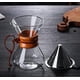 thumbnail image 3 of JoalGfda 400ml New Juego de cafetera Pour Over, jarra de vidrio sin papel con filtro de acero inoxid, 3 of 5