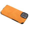 thumbnail image 2 of Dteck For iPhone 11 Pro Max (6.5 inch),Slim Soft Rubber Shockproof Synthetic Leather Case Cover,Orange, 2 of 5
