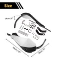 thumbnail image 4 of Protectores de Manos de ABS y Aleación de Aluminio de 13-18 mm para Motocicletas - Protectores de Manillar para Bicicleta de Tierra Motocross ATV Scooter Blanco Negro, 4 of 7