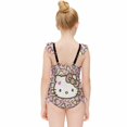 thumbnail image 2 of Hello Kitty Girls One Piece Swimsuits Hawaiian Summer Swimwear Beach Bathing Suit Outfits, 2 of 7