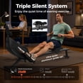 thumbnail image 3 of YOSUDA Magnetic Rowing Machine 350lbs Weight Capacity, Foldable Rower for Home Use with 16-Level Max 115lbs Adjustable Resistance and Bluetooth, Tablet Holder, 3 of 7