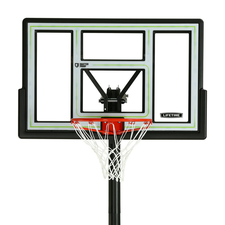 Lifetime Adjustable Portable Basketball Hoop, 46 inch Polycarbonate (90584)