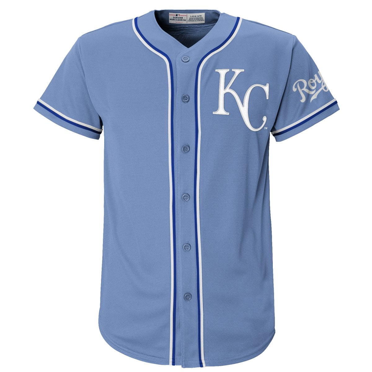MLB Kansas City Royals Youth Secondary Color Synthetic Jersey