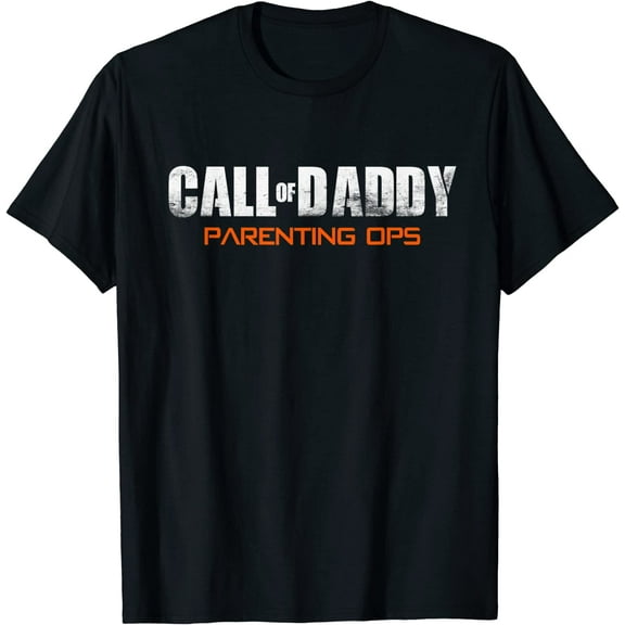 Mens Gamer Dad Call of Daddy Parenting Ops Funny Father's Day T-Shirt