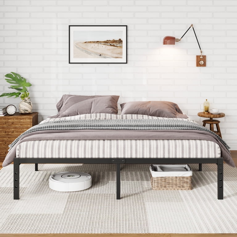 Auroral Zone 14-Inch King Metal Platform Bed, Heavy Duty photo 3