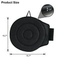 thumbnail image 6 of 360° Rotating Seat Cushion for Car, 15.7" Swivel Car Seat for Elderly Support, Non Slip Swivel Seat Cushion with Memory Foam for Car, Office, Home (Black), 6 of 6