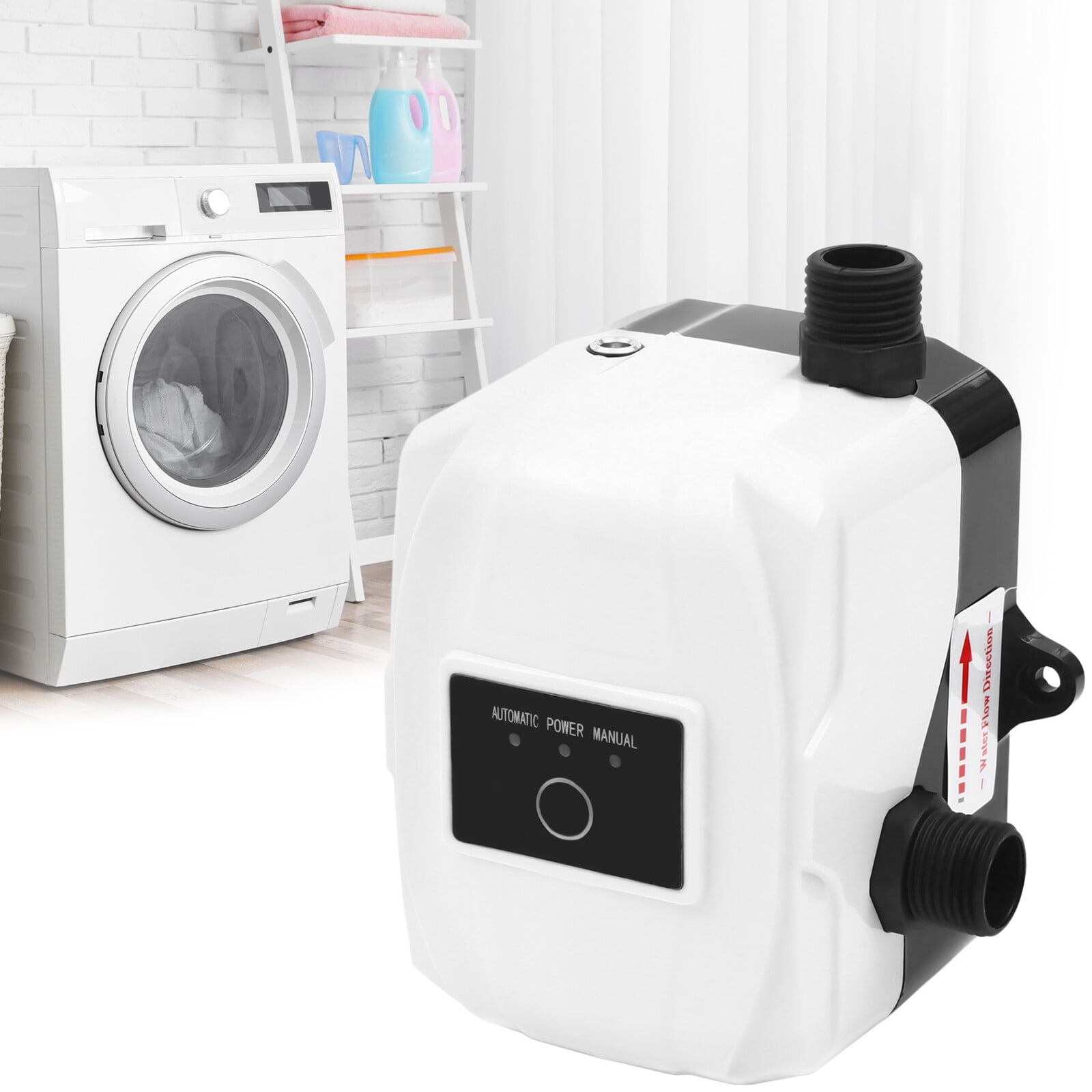 Water Pressure Pressure Booster Pump, Portable Solar Automatic Boosting Pump, DC 24v Garden Hose Pressure Booster, Water Recirculating Pump for Faucet Booster Fireplace Booster Shower Booster