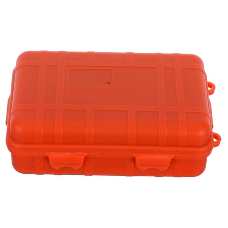 HOMEMAXS Fishing Tackle Boxes Plastic Storage Drawers Organizer Orange