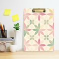 thumbnail image 2 of FORMRS Acrylic Clipboard with Low Profile Clip Standard A4 Letter Size, 12.5" x 9", Light Pink Geometric, 2 of 8