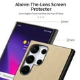 thumbnail image 3 of Dteck Case for Samsung Galaxy S25 Ultra,Slim Premium Canvas Grain PU Leather,Soft TPU Bumper,Non-Slip Anti-Scratch Shock-Absorbent,Protective Phone Cover for Samsung Galaxy S25 Ultra,Khaki, 3 of 8