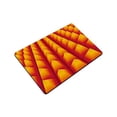 thumbnail image 2 of CADecor 3d Abstract Red and Yellow Pyramids Indoor/Outdoor Doormat Decor Rug 23.6x15.7 inches, 2 of 2
