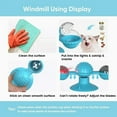 thumbnail image 4 of LIGHTSMAX Windmill Cat Toy Turntable Teasing Interactive Cat Toys for Indoor Cats with Suction Cup Scratching Tickle Cats Hair Brush Funny Kitten Toys with Catnip and Bells, 4 of 11