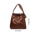 thumbnail image 3 of Bolso Mujer Bolso Bandolera Moda Gran Capacidad Mujer Desplazamientos Marrón, 3 of 9