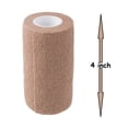 thumbnail image 2 of Pet Bandage 21' Long Tape Bulk Packs Dog Cat Horse Goat Pig Any Animal Vet Wrap (4 inch - 5 Rolls), 2 of 6