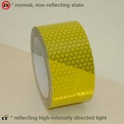 Oralite (Reflexite) V98 Microprismatic Conspicuity Tape: 2 in x 15 ft. (Fluorescent Yellow)
