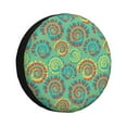 thumbnail image 2 of Balery Colourful Tie Dye Tire Covers - Tough Tire Wheel Protector for Truck, SUV, Trailer, Camper, RV -17 inch, 2 of 8