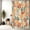 Orange, variant on Orange Boho Flower Shower Curtain Cute Colorful Sage Linen Abstract Shower Curtain Set Retro Floral Plants Spring Funky Wildflower Fabric Cloth Bathroom Decor Set with 12 Hooks 72x72 Inch