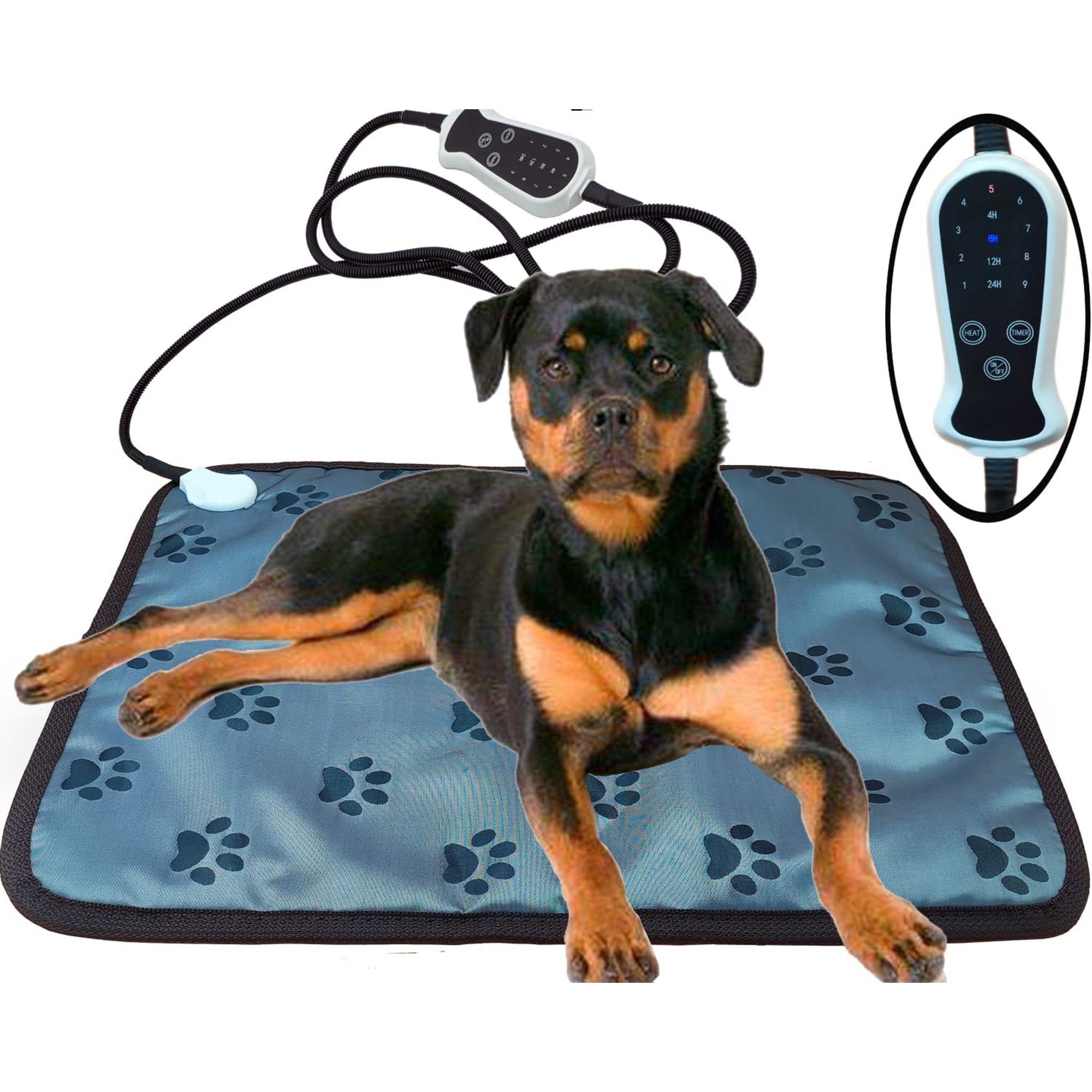 Pet Heating Pad for Dogs Cat Heating pad Heated Cat Bed Electric Dog Heating  pad with Timer Adjustable Warming Mat,Chew Proof ,Easy Clean | Walmart  Canada