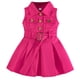 thumbnail image 2 of Vestido vaquero de verano, dulce e informal, sin mangas, para niñas y bebés, con cinturón. Conjunto para niña., 2 of 9