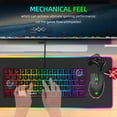 thumbnail image 3 of Riwcyla Wired Keyboard and Combo 61,Key Gaming Keyboard and Effects DPI Adjustment Ergonomic Design Macro Programming Function UltrJND,Compact 61,Key Design for Computer and Network Users, 3 of 6