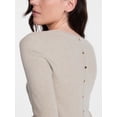 thumbnail image 5 of Scenario Women's V-Neck Ribbed Lightweight Sweater with Long Sleeves, Sizes XS-XXXL, 5 of 6