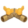 thumbnail image 4 of 3 Way Fuel Gas Ball Valve G1/2 Male Thread Natural Gas Switch Fitting for Fuel Gas Device, 4 of 5