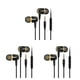 thumbnail image 4 of Seitruly Auricular con Cable In-Ear Negro y Oro Reducción de Ruido, 4 of 6