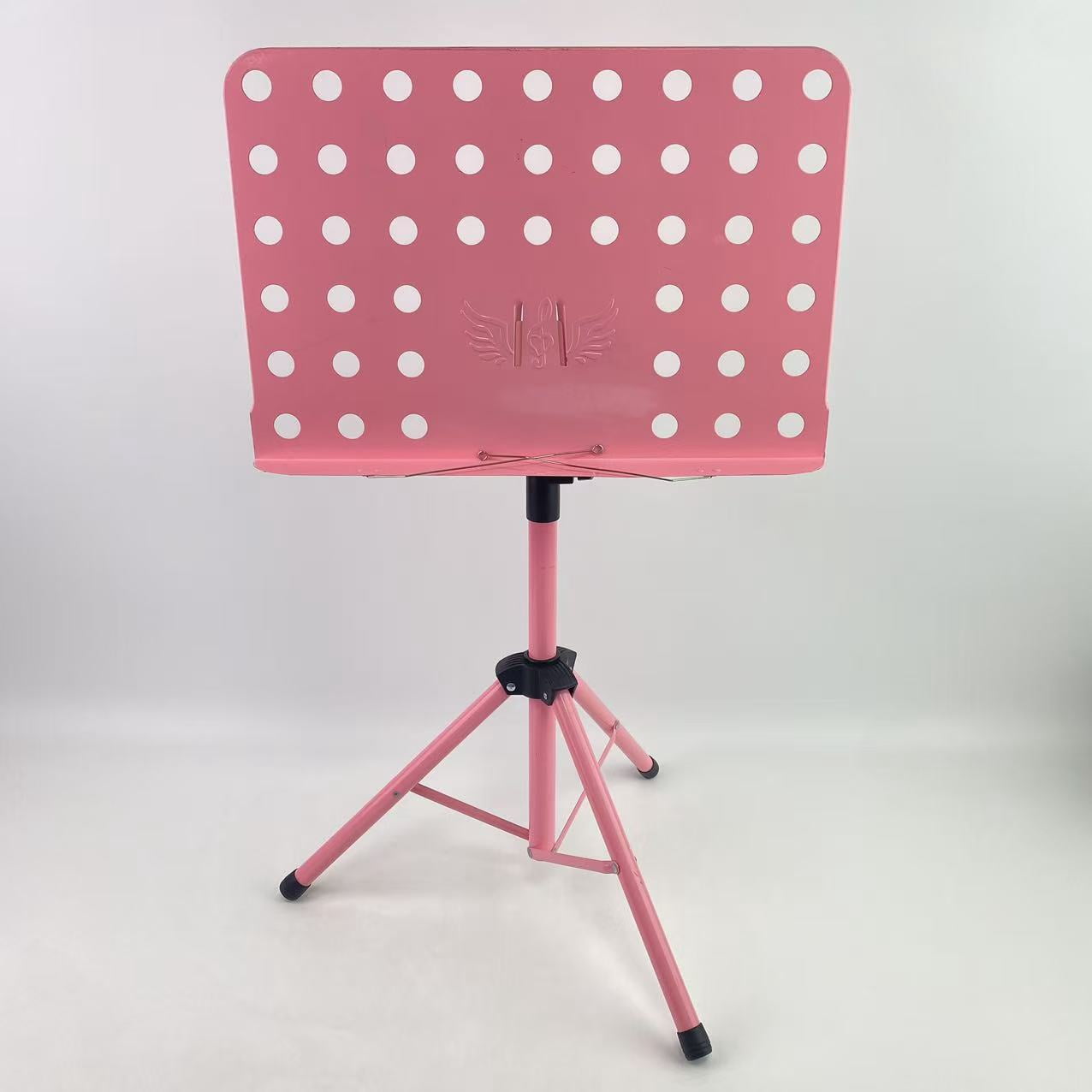 JINLI Sheet music stands ,Pink Music Stand, Portable Music Sheet Stand, Foldable and Height-Adjustable Music Stand with Bag, Sheet Music Clip, Light