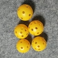 thumbnail image 3 of Naiovety 50 Uds. Pelota de golf de interior de 26 agujeros, pelotas de práctica de golf, pelota ligera de golf con agujero, ayudas para entrenamiento de Golf amarillo Naiovety OD2512-02B, 3 of 6