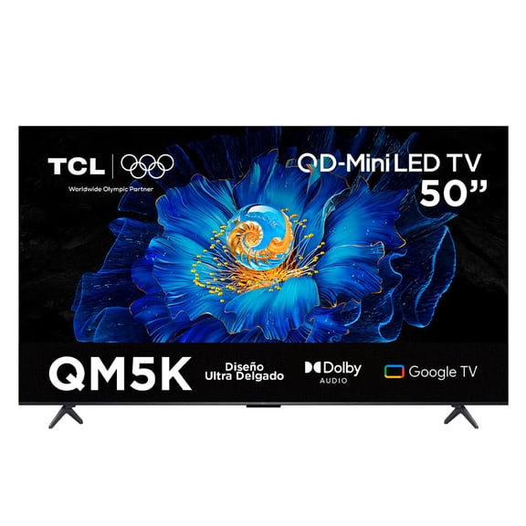 TV TCL Pantalla 50 Pulgadas QD MINILED Smart Google TV 50QM5K