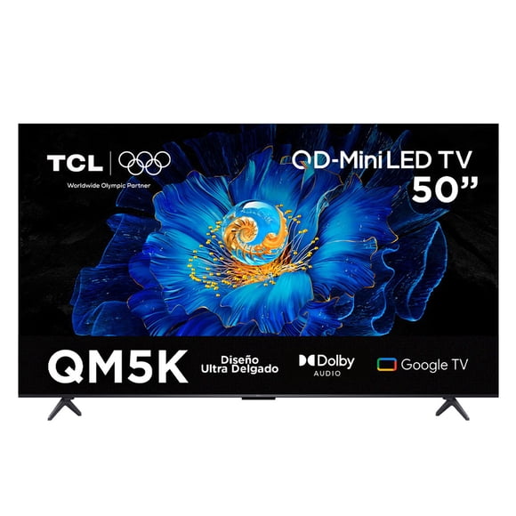 TV TCL Pantalla 50 Pulgadas QD MINILED Smart Google TV 50QM5K