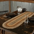 thumbnail image 2 of VHC Brands Kettle Grove Primitive Jute Black Textured Braided Kitchen Table Runner 13"x48", 2 of 2