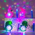 thumbnail image 4 of LED Lantern Cartoon Rabbit Flamingo Dinosaur Shape Colorful Light Battery Operated Portable Children Toy Lamp Mid-Autumn Festival Spring Festival New Year Gift Projection Lantern, 4 of 7