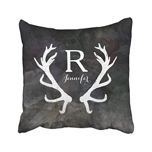 18'' Deer Print Pillow Cover Throw Pillow Case Home Decor Cushion Cover Fashion 