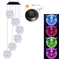 thumbnail image 3 of Wind Chime Light,Owl Solar Wind Chime Solar Garden Lamp Solar Wind Chimes Expertly Crafted, 3 of 4