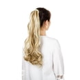 thumbnail image 4 of Long Wave Ponytail Extension Synthetic Wavy Curly Wrap Around Clip in Ponytail Hair Extensions for Women Natural Hair Ponytails for Girl Lady Magic Paste Ponytail??22 inch 80g), 4 of 8