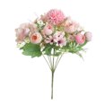 thumbnail image 4 of OUNONA Planta Simulada De Tela Y Plástico Rosa Para De Oficina Y Eventos, 4 of 6