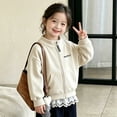 thumbnail image 4 of Zecgelong Winter Kids Zip Front Coat For Girls—Cozy Casual Jacket For Winter Comfort And Easy Warmth, 4 of 4