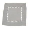 thumbnail image 4 of SARO 6302.GY6S Serviette à Cocktail Carrée 6 Po. Ourlet Classique Gris - Ensemble de 12, 4 of 4