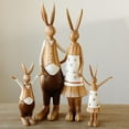 thumbnail image 4 of Conejo creativo dormitorio decoración de resina de simulación adorno animal conejo familia, 4 of 9