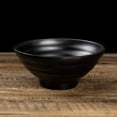 thumbnail image 2 of ASIAN HOME 60 Ounce Large Melamine Japanese Ramen Noodle Soup Bowl Hard Plastic Dishware for Udon Soba Pho Asian Noodles - 8.66" x 4.33" (4 Bowls), 2 of 3