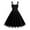 A01^Black, variant on Women's 1950s Evening Prom Dress Vintage Party Retro Formal Wedding Guest Rockabilly Pinup Audrey Hepburn Dresses