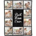 thumbnail image 3 of Customize Blankets with Photos, 3 Photos Customizable Blanket Personalized Blankets and Throws Best Friend Blanket for Besties BBF Friendship Gifts for Women Blankets, 3 of 5